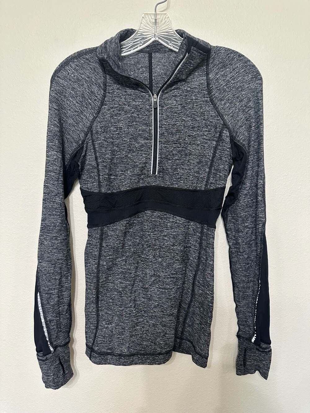 Lululemon Run Full Tilt 1/2 Zip Pullover Heathered Grey